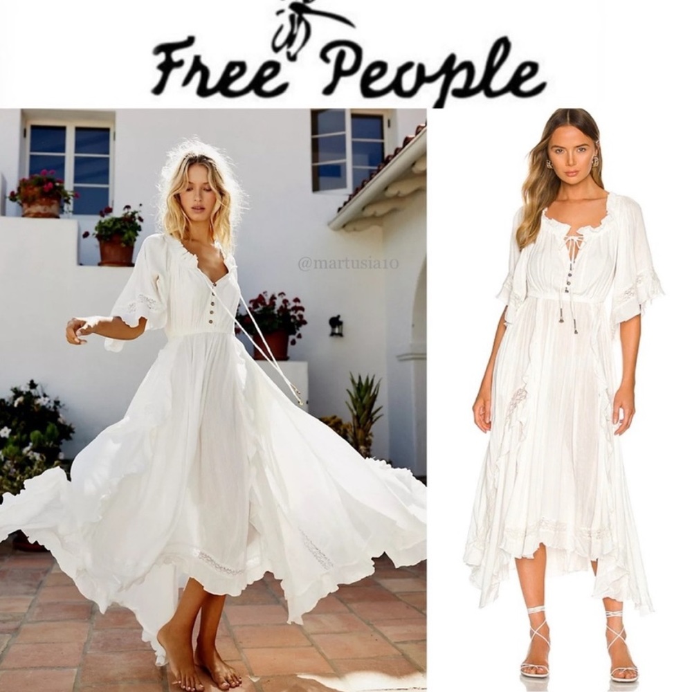 FREE PEOPLE Beach Bliss Maxi Dress SIZE XS